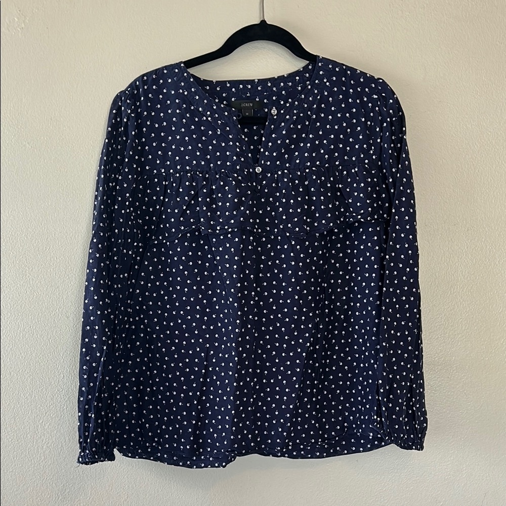 Navy Blue Cherry Women's Top